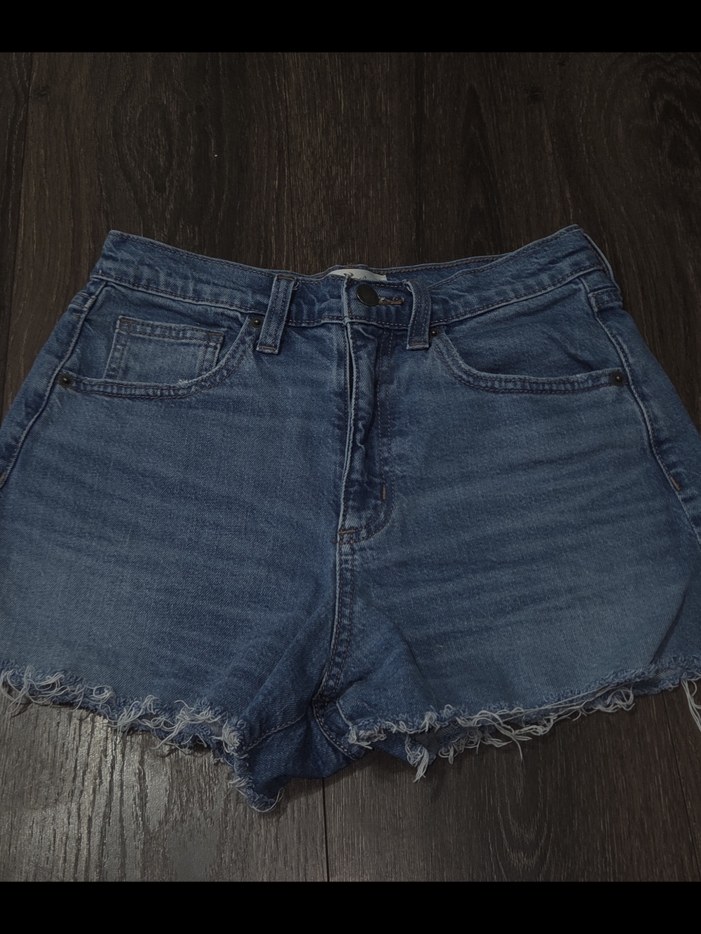 Universal Thread Blue Denim Cutoff Frayed Hem Shorts